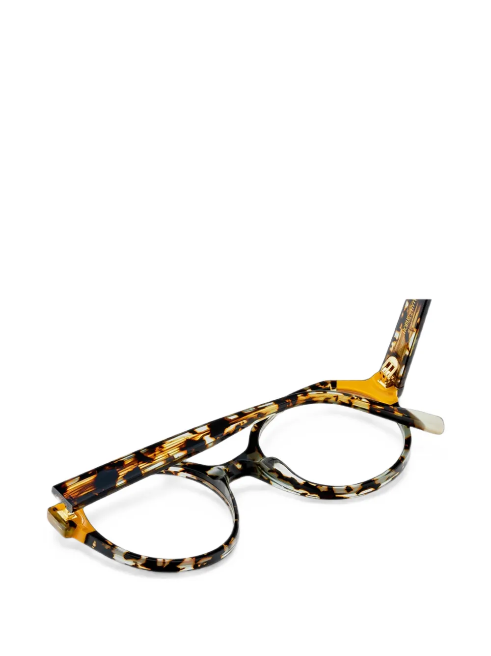 Etnia Barcelona Horus bril met rond montuur Bruin