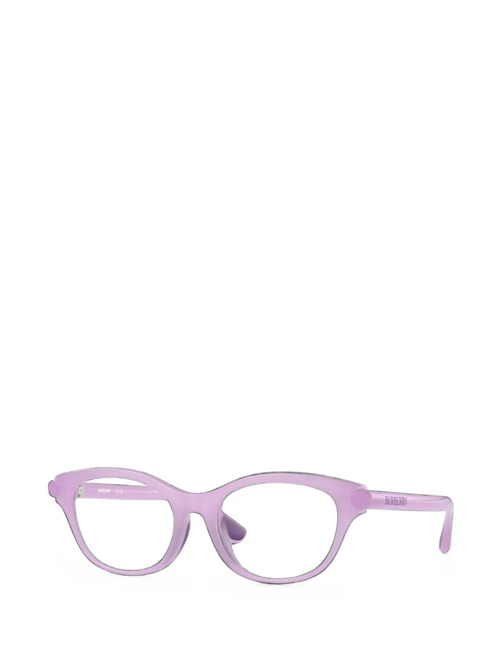 Burberry Eyewear rectangle frame glasses Paars