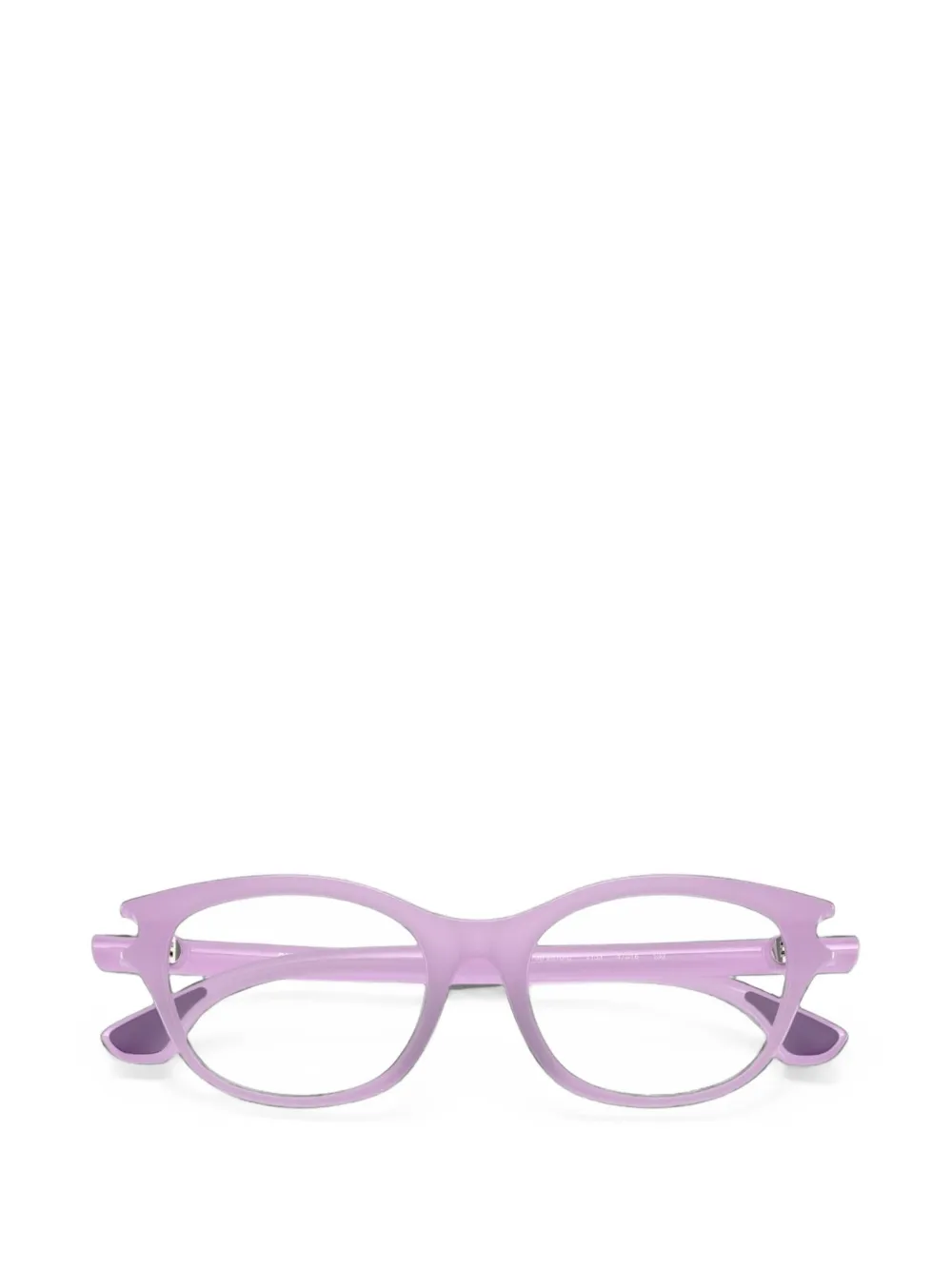 Burberry Eyewear rectangle frame glasses Paars