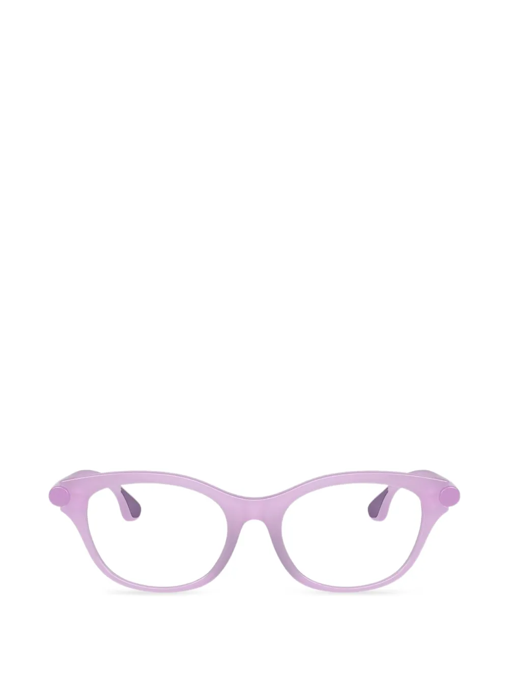 Burberry Eyewear rectangle frame glasses Paars