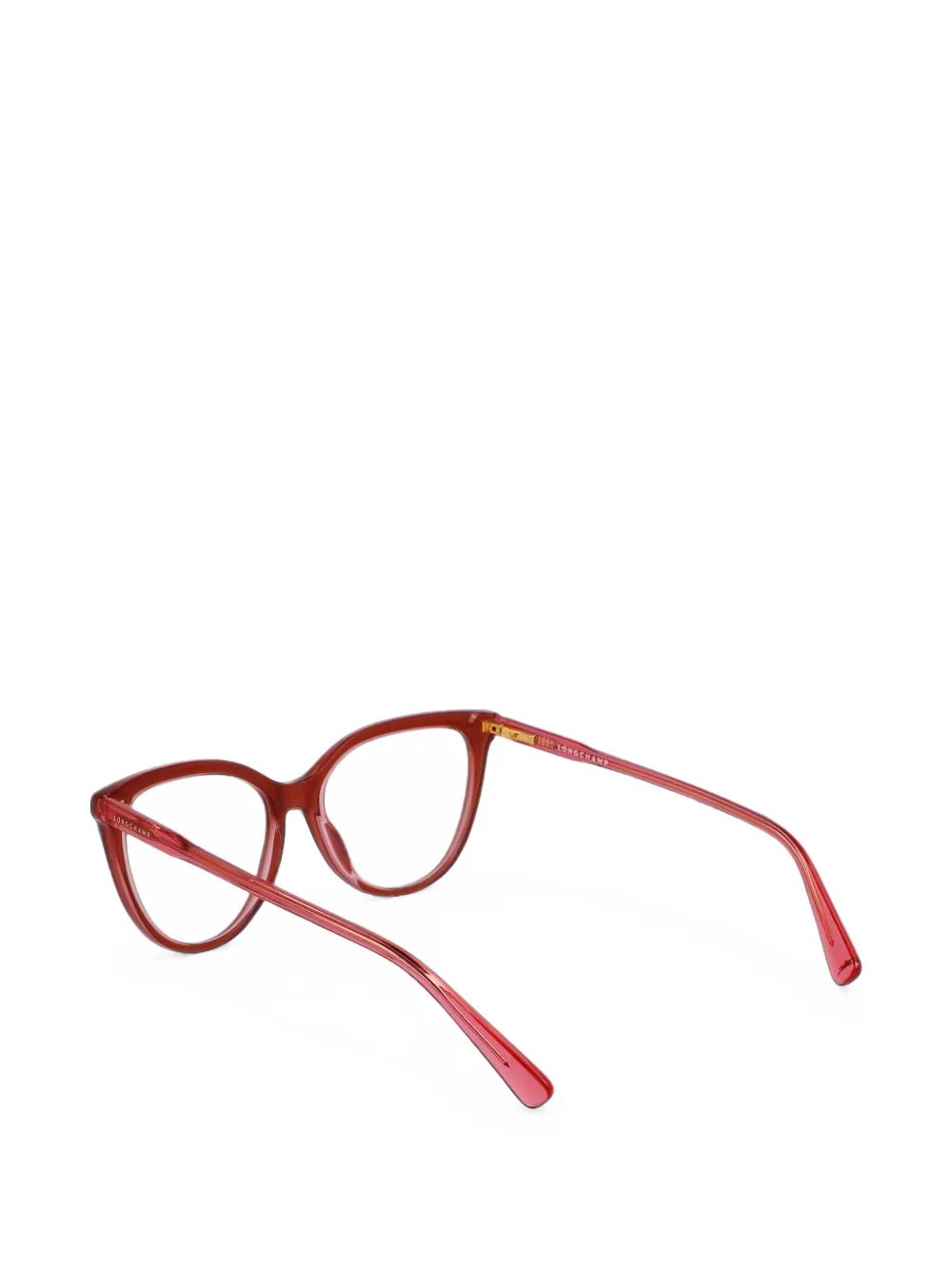 Longchamp Bril met cat-eye montuur Rood