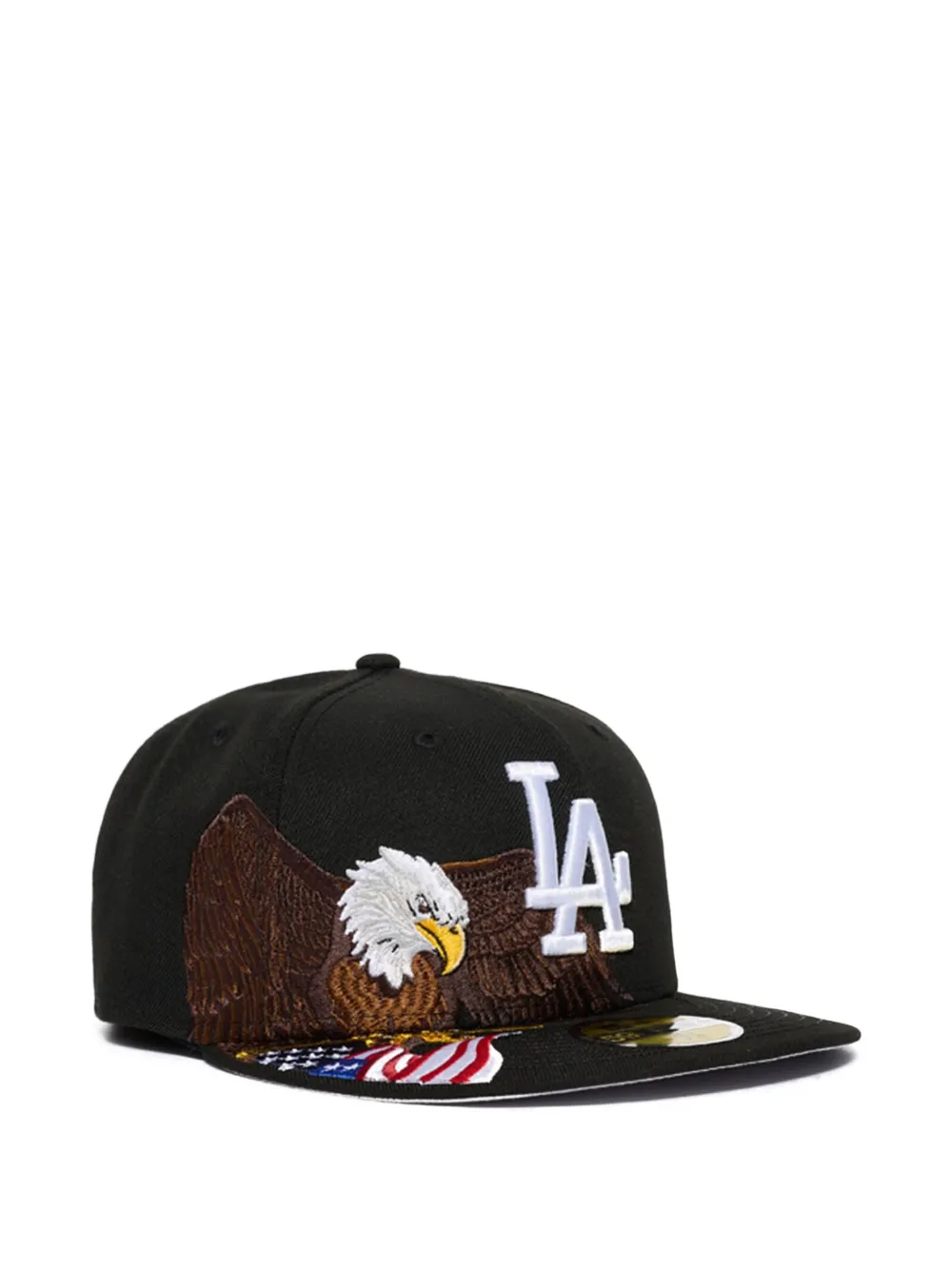 NEW ERA CAP eagle-embroidered cap - Nero