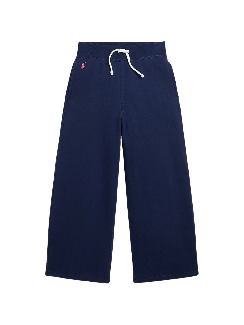 POLO RALPH LAUREN KIDS logo-embroidered drawstring track pants - Blu