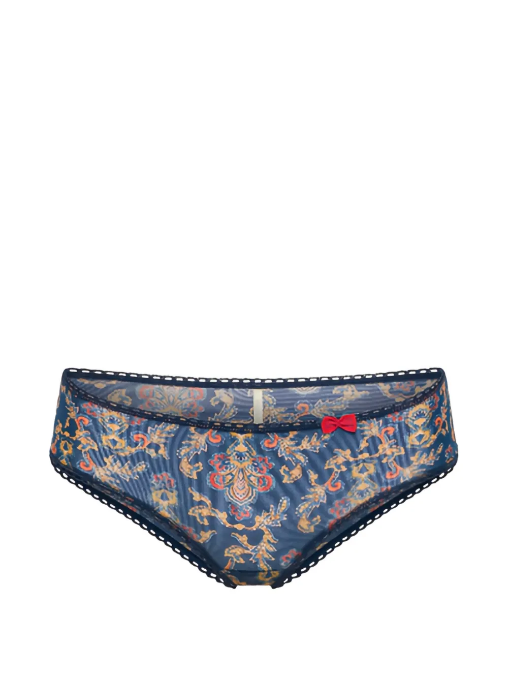 MOMONÌ Amaca slip met print Blauw