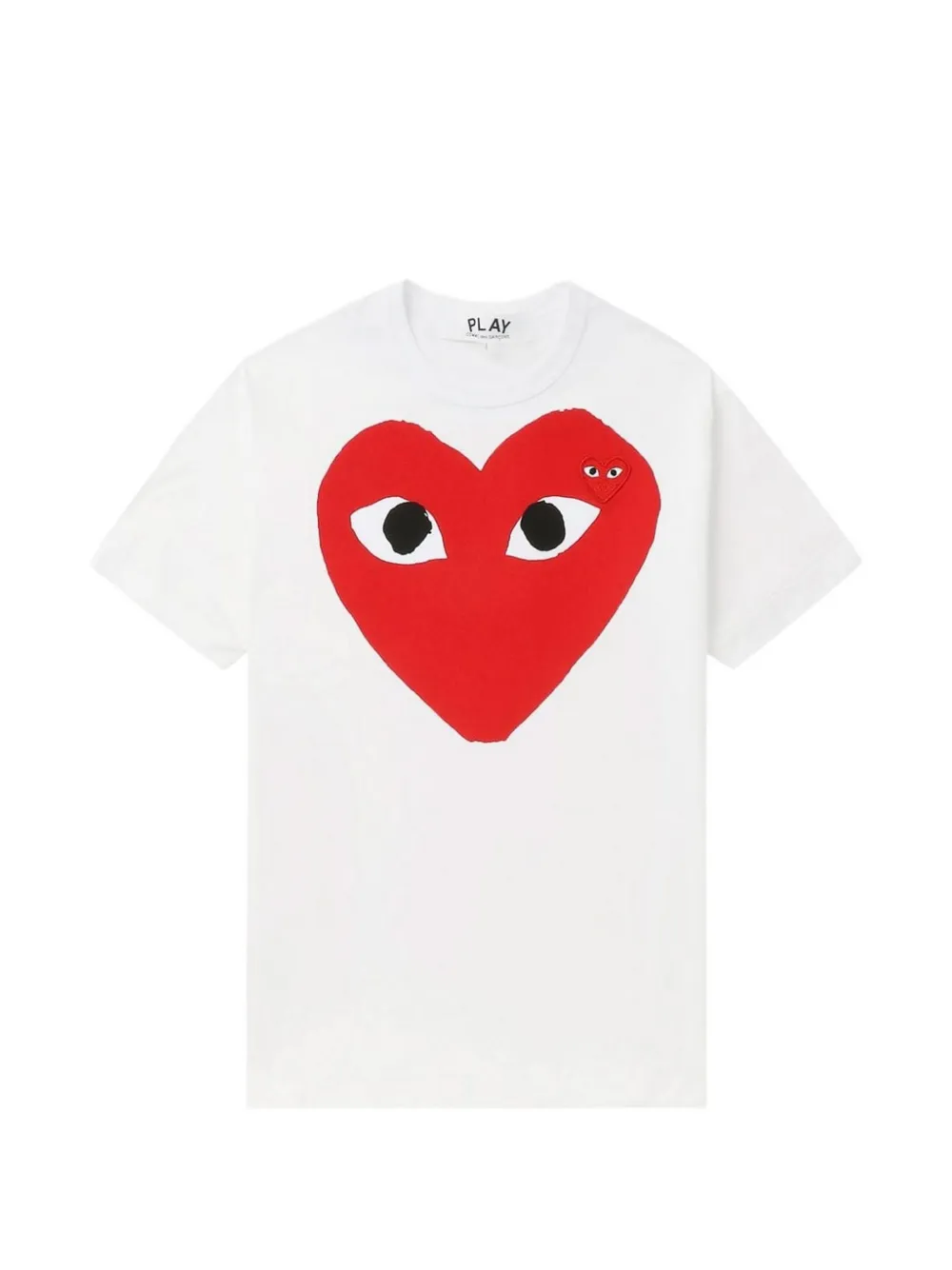Comme Des Garçons Play heart-print T-shirt - Weiß