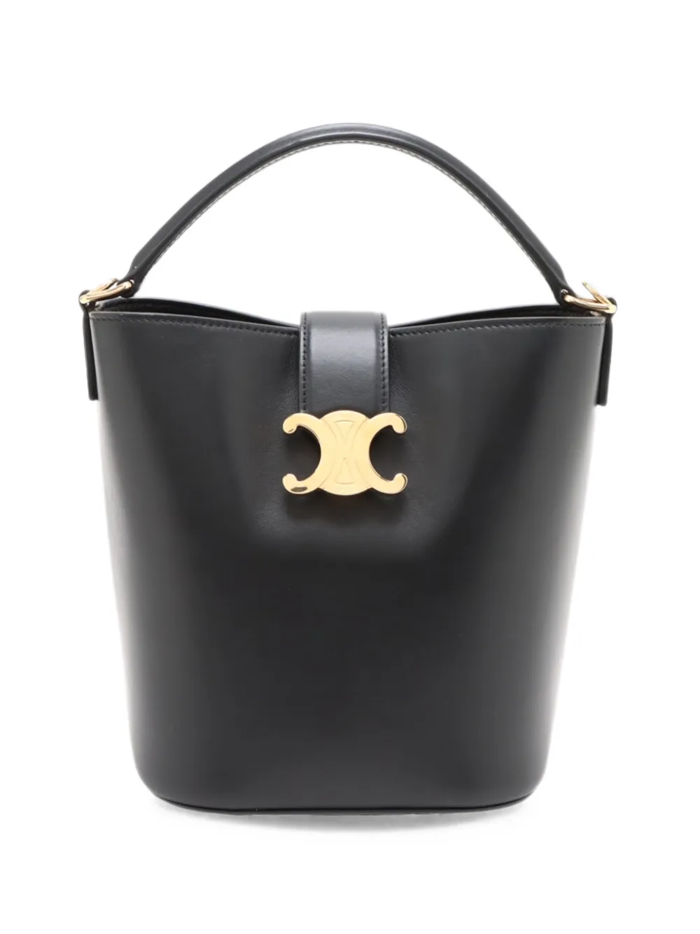 Celine Pre-Owned Borsa a secchiello Louise piccola in pelle di vitello liscia 2000-2026 - Nero