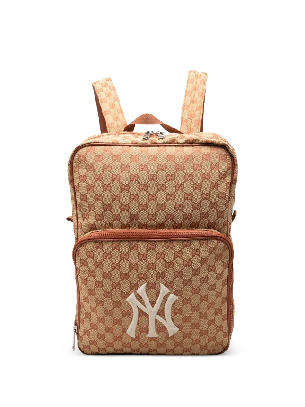 Gucci Pre-Owned Zaino NY Yankees in tela GG 2000-2015 - Marrone