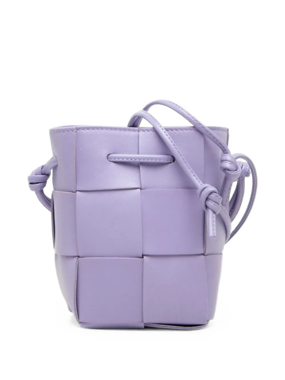 Bottega Veneta Pre-Owned 2021-2026 Mini Nappa Maxi Intrecciato Cassette bucket bag - Viola