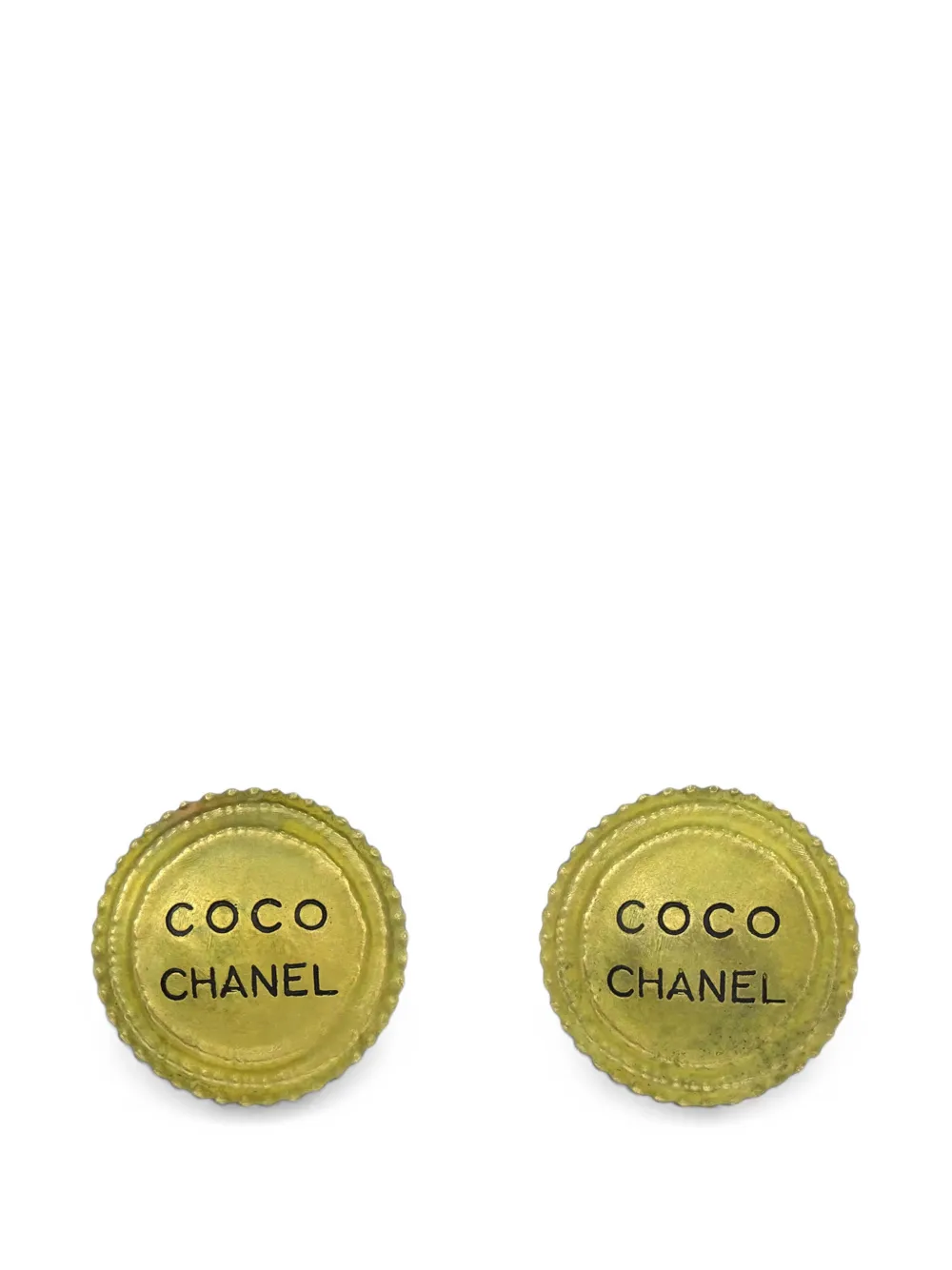 CHANEL Pre-Owned Orecchini a clip Coco Chanel 1994 - Oro