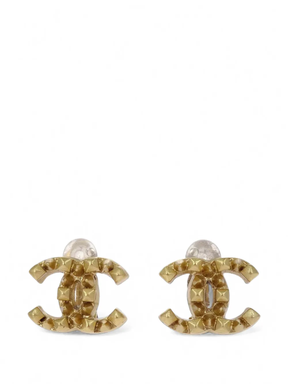 CHANEL Pre-Owned Orecchini a clip CC 2003 - Oro