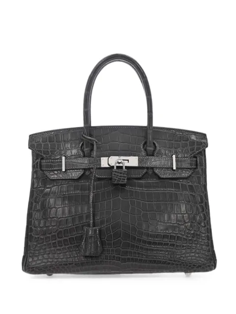 Hermès Pre-Owned bolso shopper Birkin 30 de piel de cocodrilo 2012