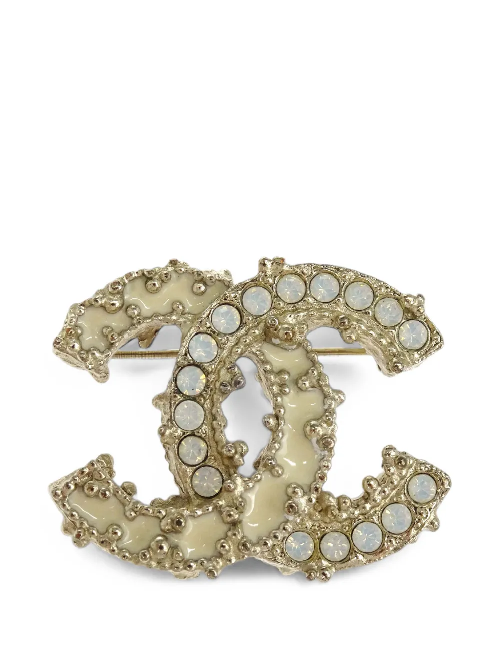 CHANEL Pre-Owned Spilla CC 2012 - Oro
