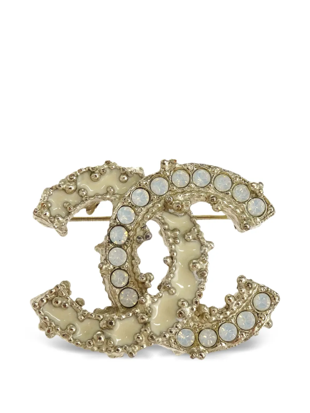 CHANEL Pre-Owned Spilla CC 2012 - Oro