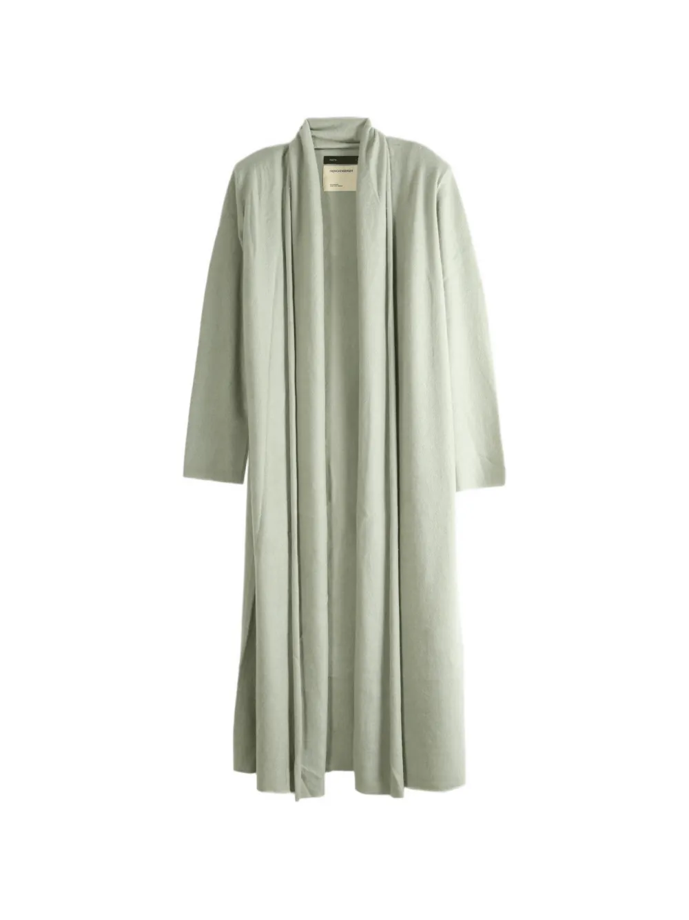 Frenckenberger shawl-collar floor-length cardigan