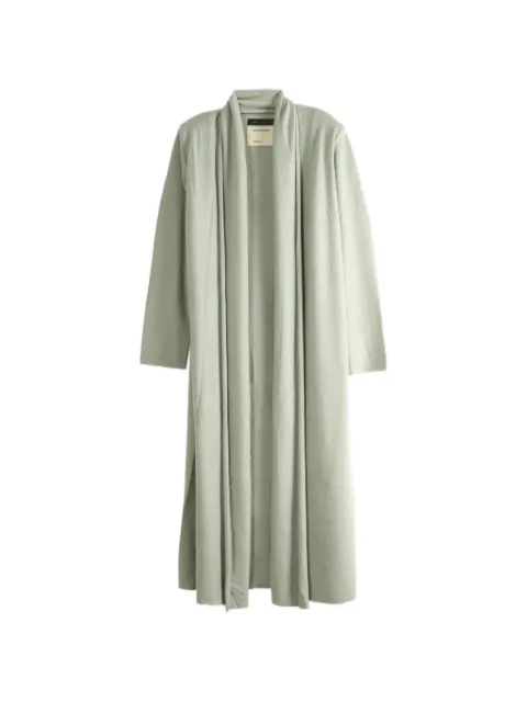 Frenckenberger shawl-collar floor-length cardigan