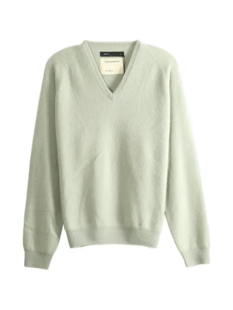 Frenckenberger V-neck raglan-sleeve sweater