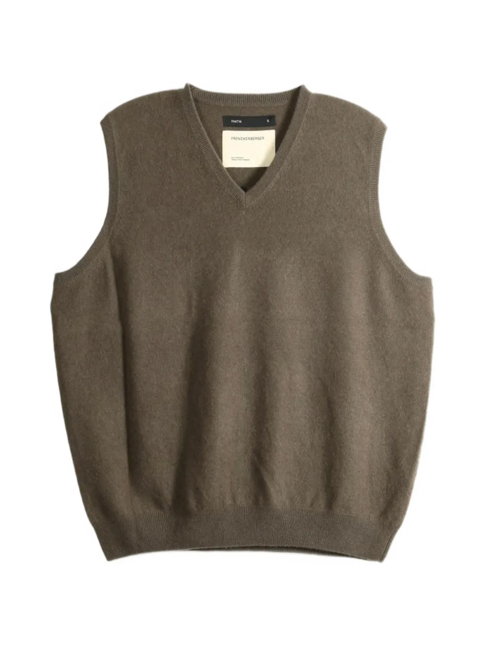Frenckenberger V-neck knitted sweater