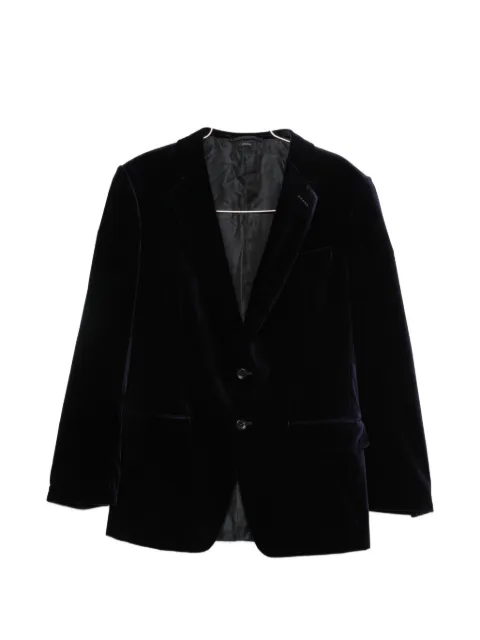 TOM FORD velvet single-breasted blazer