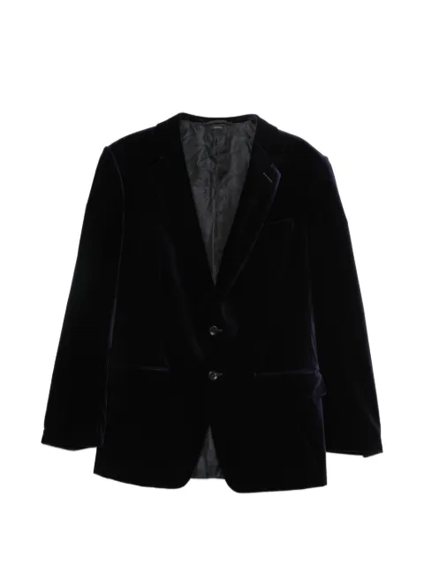 TOM FORD velvet single-breasted blazer