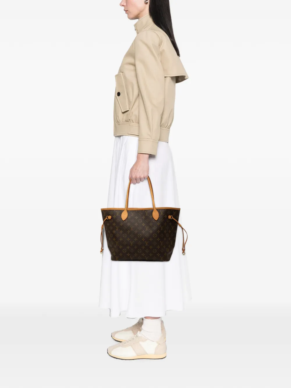 Louis Vuitton Pre-Owned 2009 Monogram Neverfull MM tote bag - Braun
