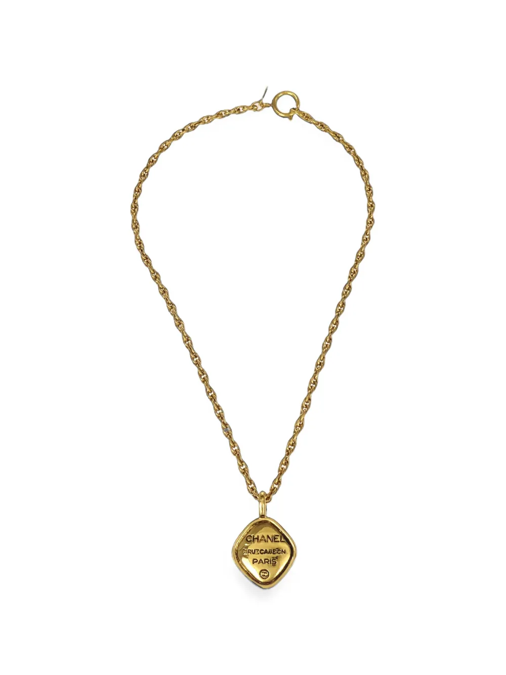 CHANEL Pre-Owned Collana con pendente 1990-2000 - Oro
