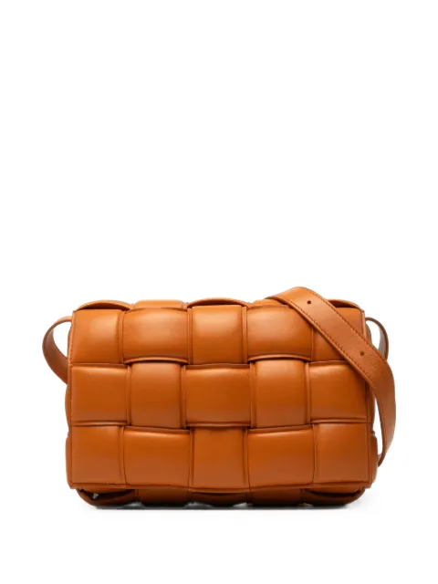 Bottega Veneta Pre-Owned 2012-2026 wattierte Intrecciato Cassette Umhängetasche aus Nappaleder