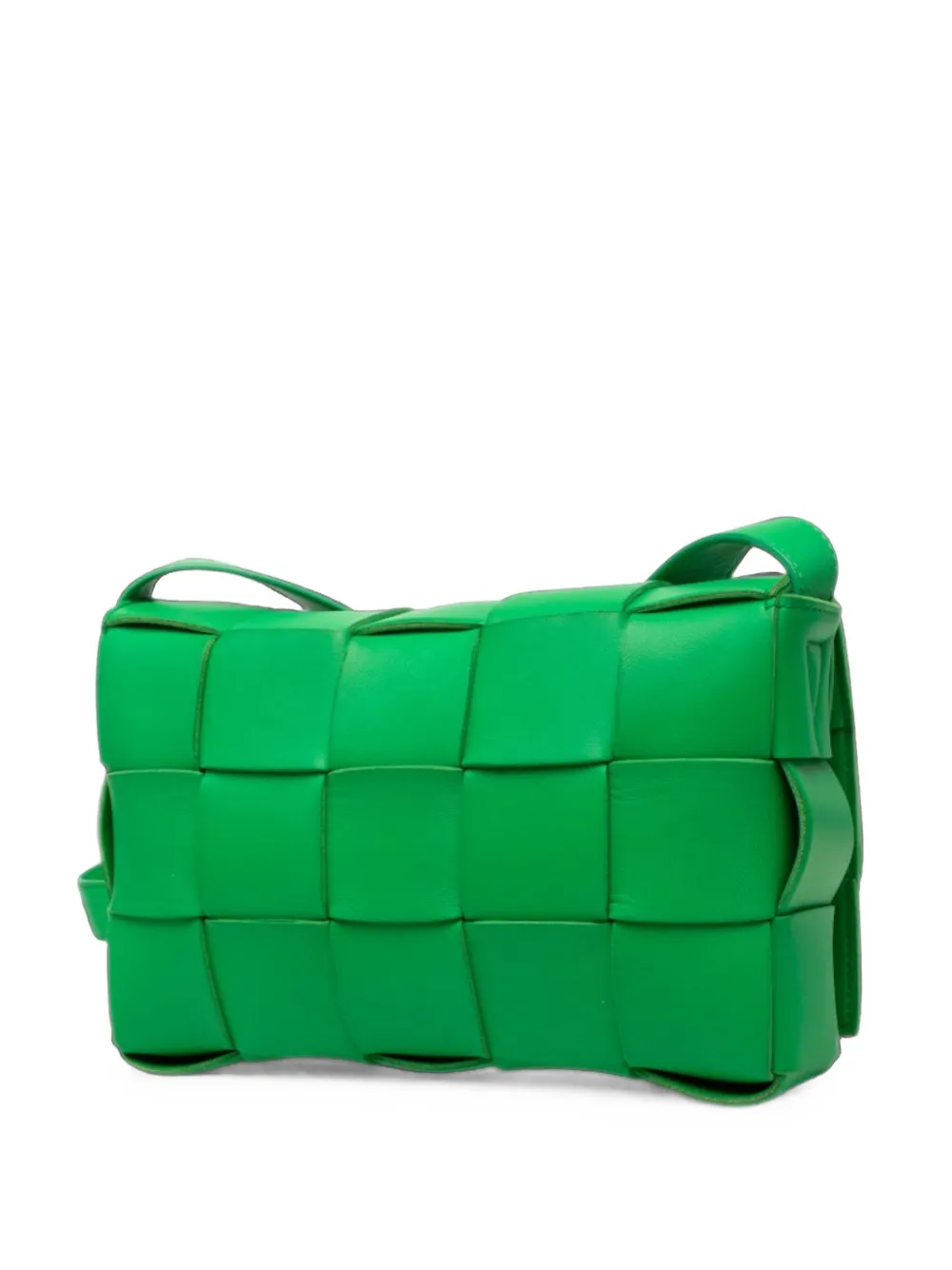 Bottega Veneta Pre-Owned 2012-2026 Nappa Intrecciato Cassette crossbody bag - Verde