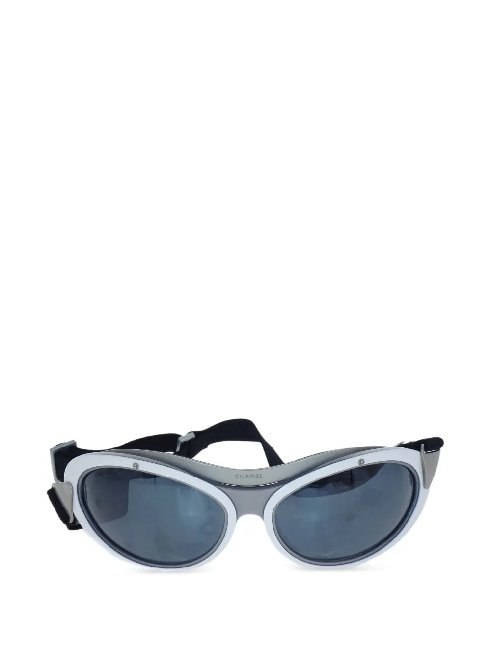 CHANEL Pre-Owned Occhiali da sole Sport Line 1990-2000 - Bianco