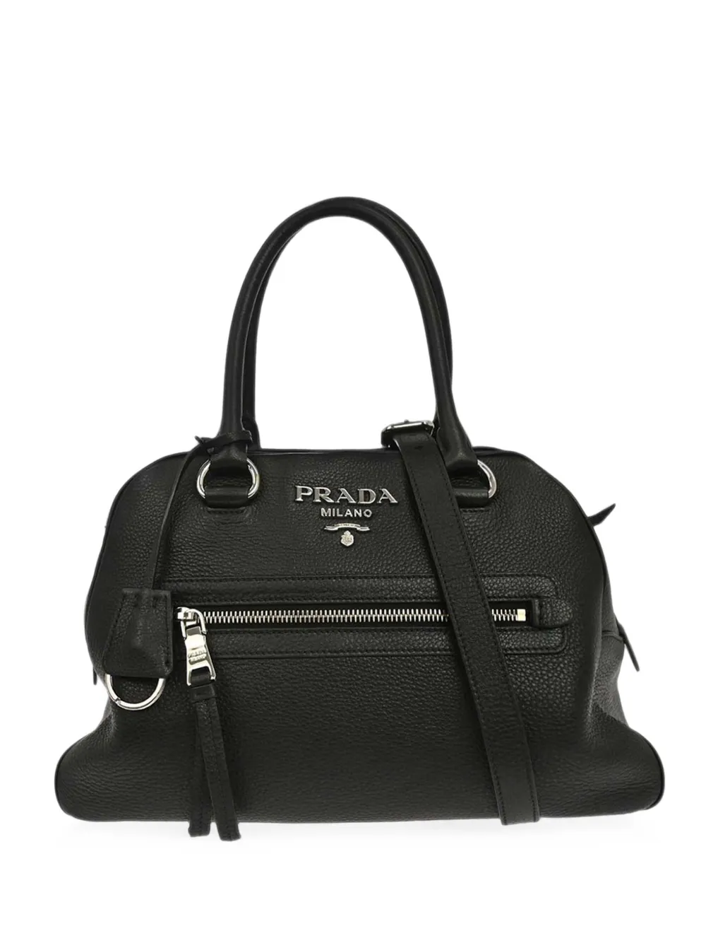 Prada Pre-Owned Borsa tote in pelle 2018 - Nero