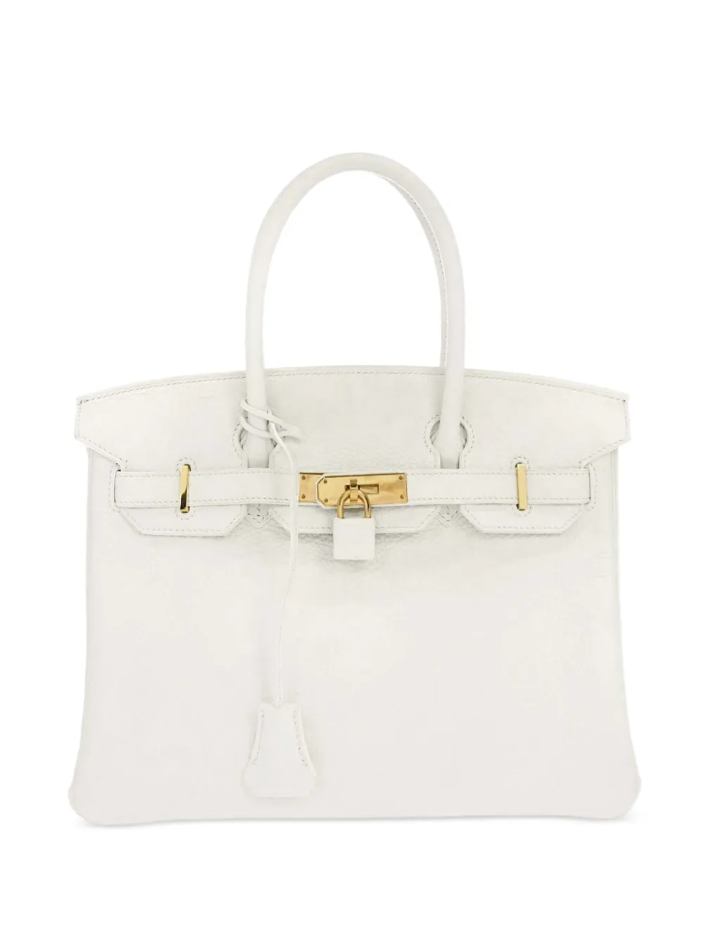Hermès Pre-Owned Borsa tote Taurillon Clemence Birkin 30 2015 - Bianco