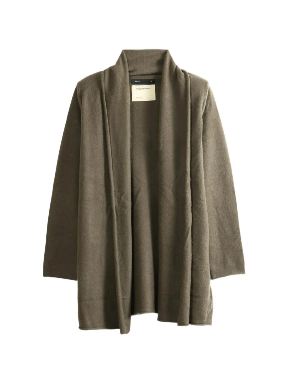 Frenckenberger shawl-collar open-front cardigan