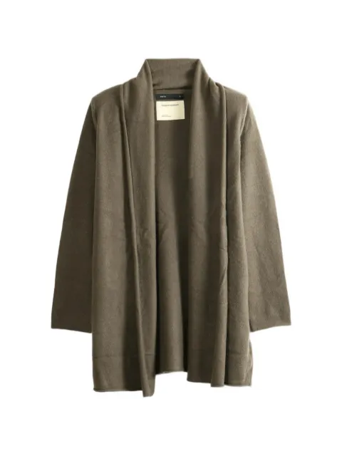 Frenckenberger shawl-collar open-front cardigan