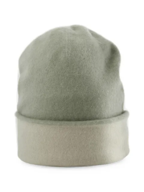 Frenckenberger two-tone knitted beanie hat