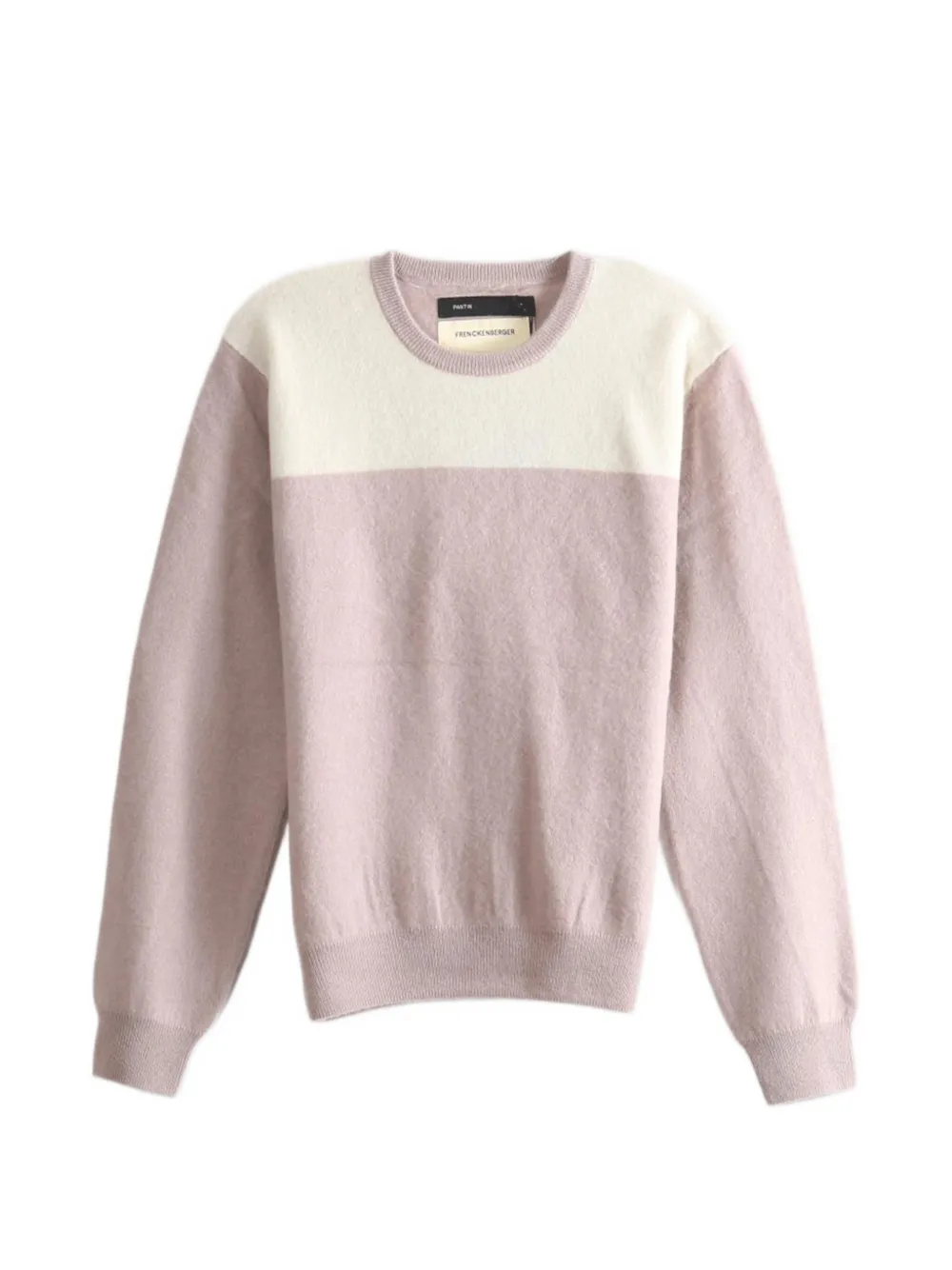 Frenckenberger colour-block crew-neck sweater