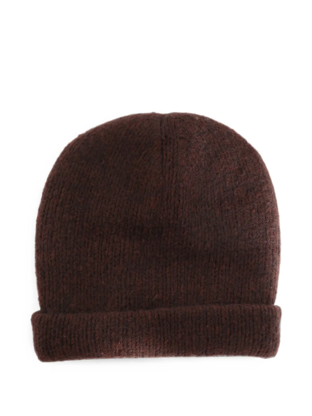 Frenckenberger chunky-knit beanie hat Bruin
