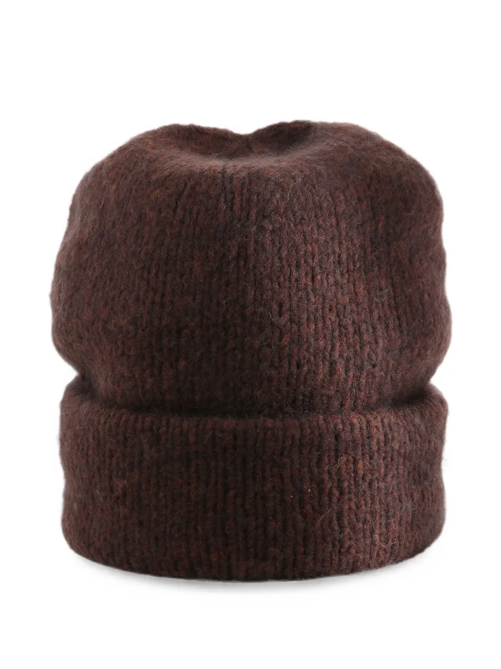 Frenckenberger chunky-knit beanie hat Bruin