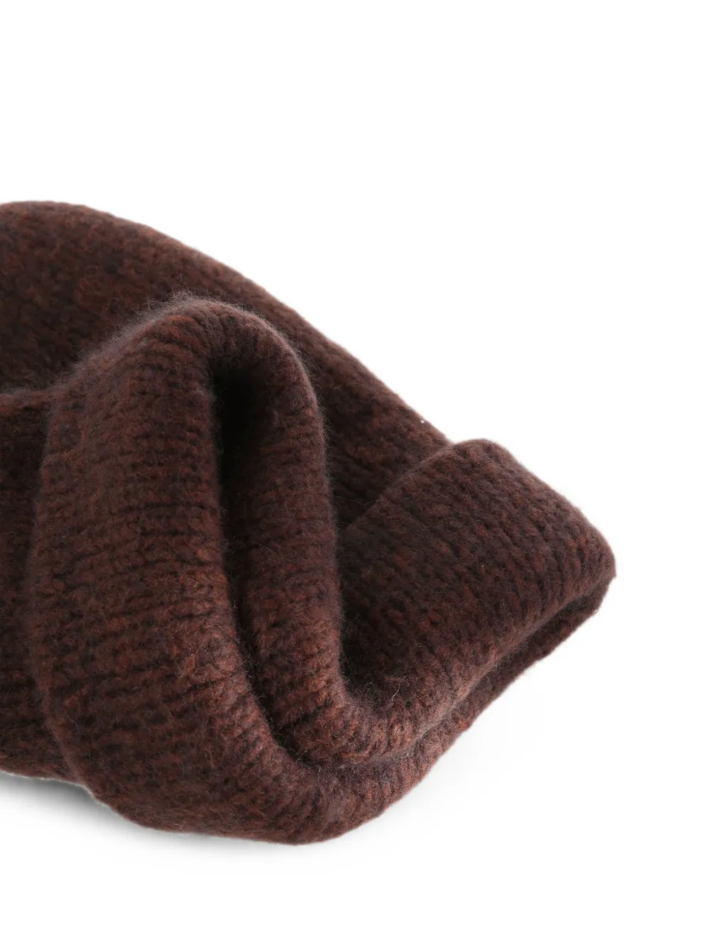 Frenckenberger chunky-knit beanie hat Bruin