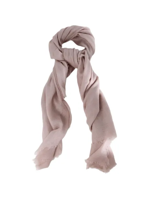 Frenckenberger frayed-edge scarf
