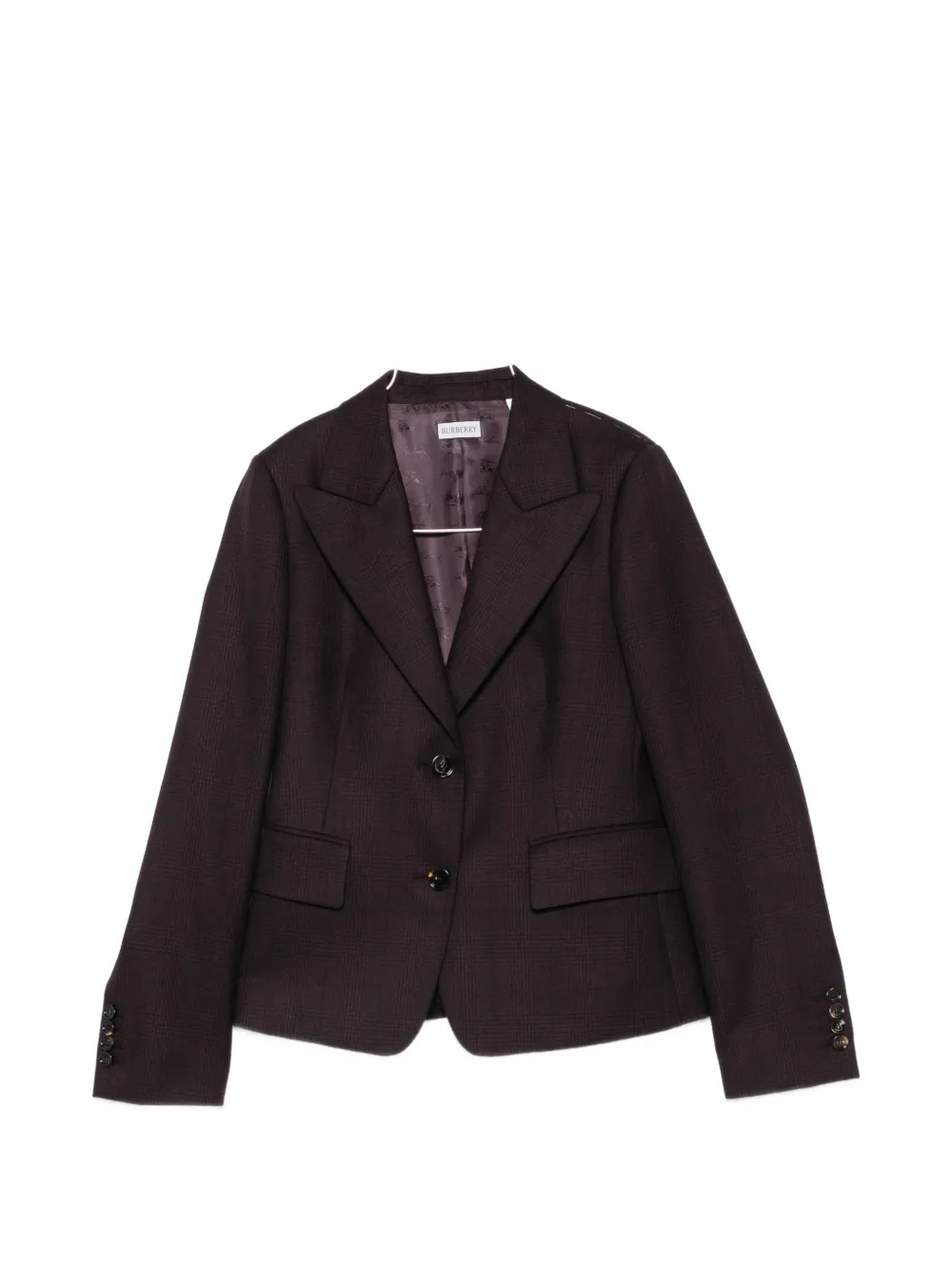 Burberry peak-lapels single-breasted jacket - Viola