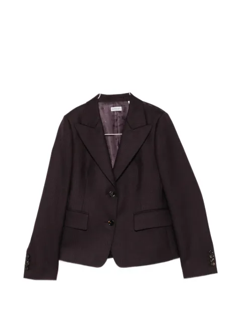 Burberry peak-lapels single-breasted jacket