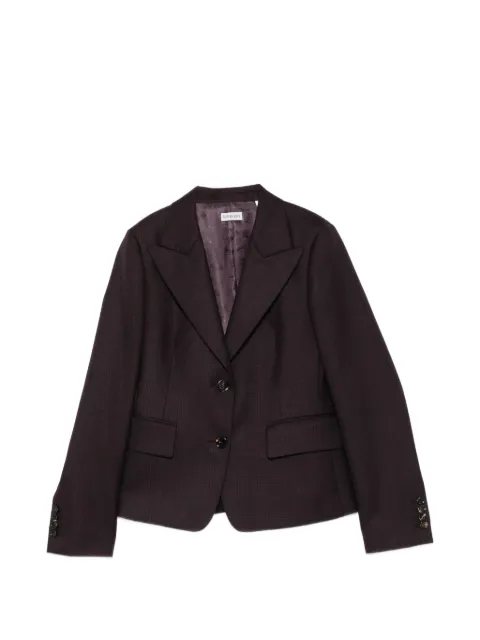 Burberry peak-lapels single-breasted jacket