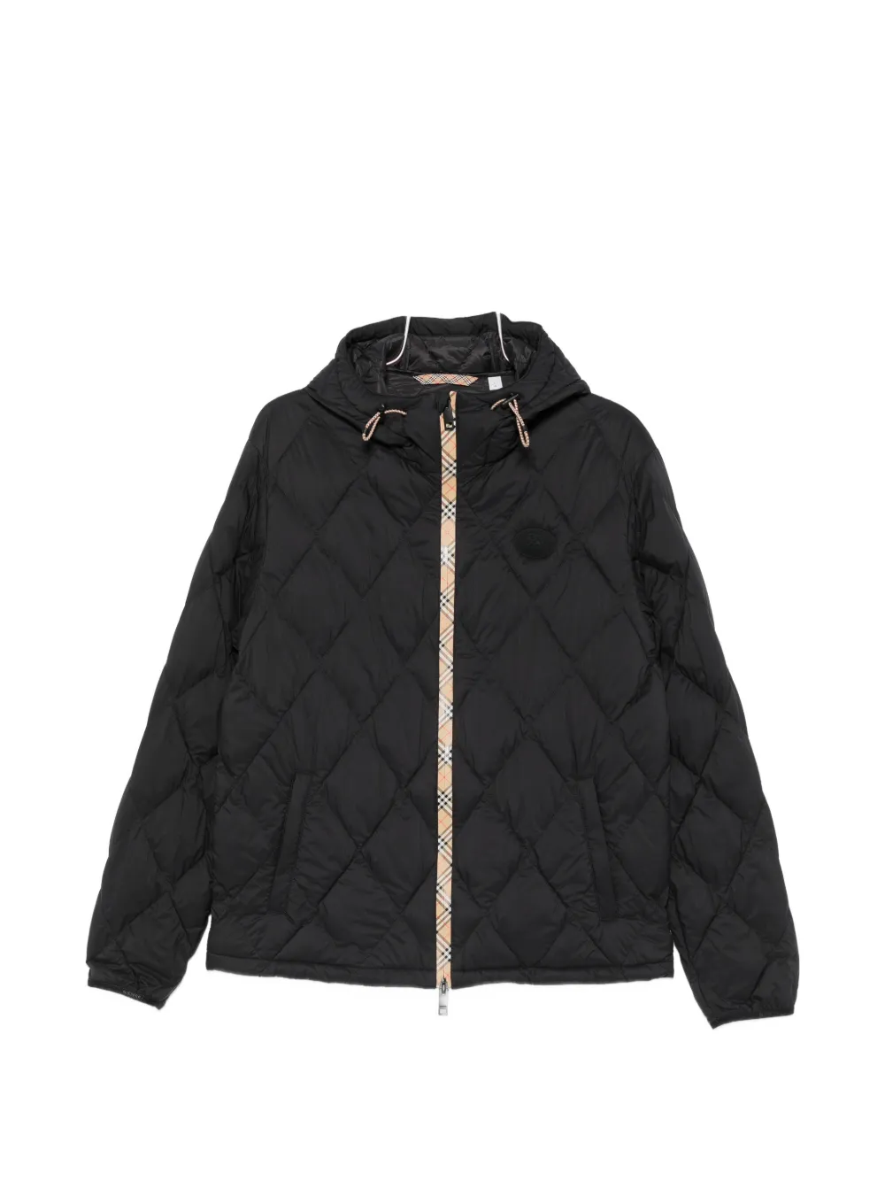 Burberry quilted hooded jacket - Schwarz