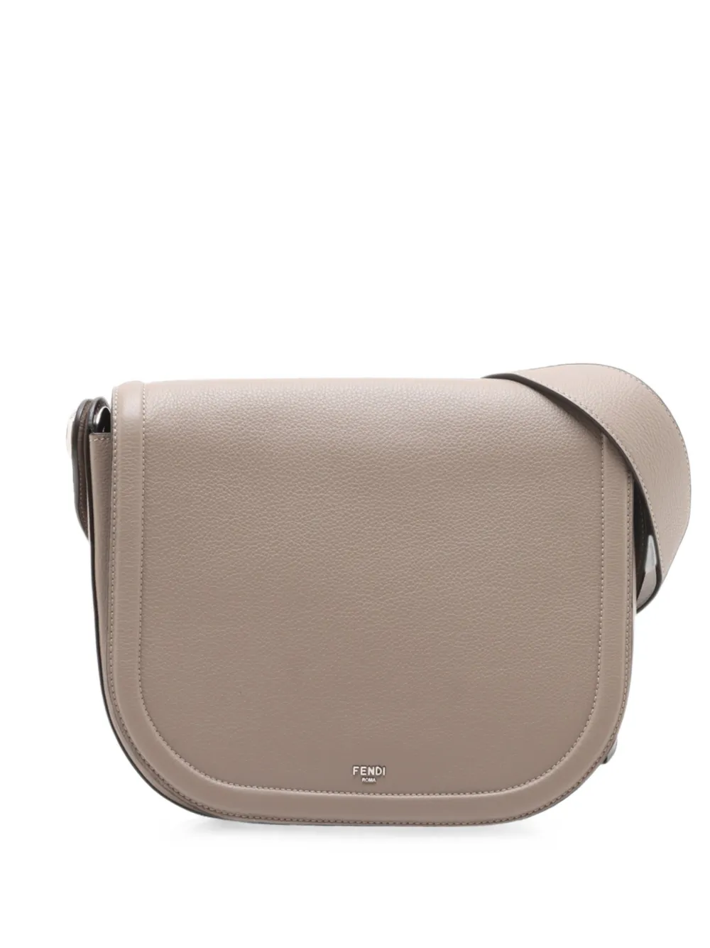 Fendi Pre-Owned 2020-2026 Chiodo Leather crossbody bag - Grigio
