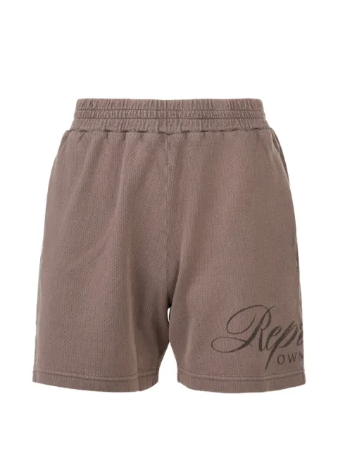 Represent logo-print shorts