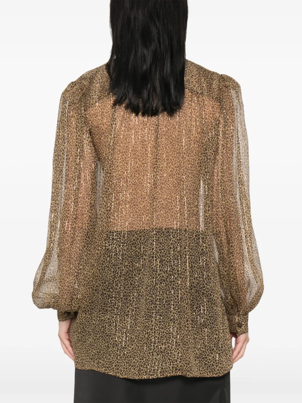 Valentino Garavani Blouse met luipaardprint Beige