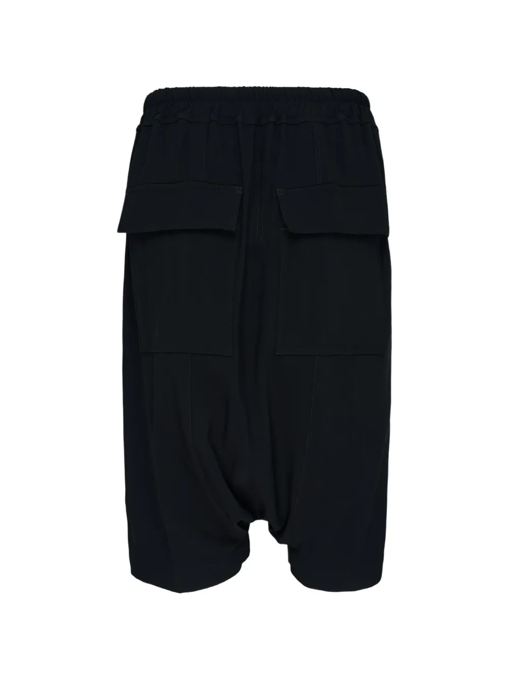 Rick Owens Pods drop-crotch shorts Zwart