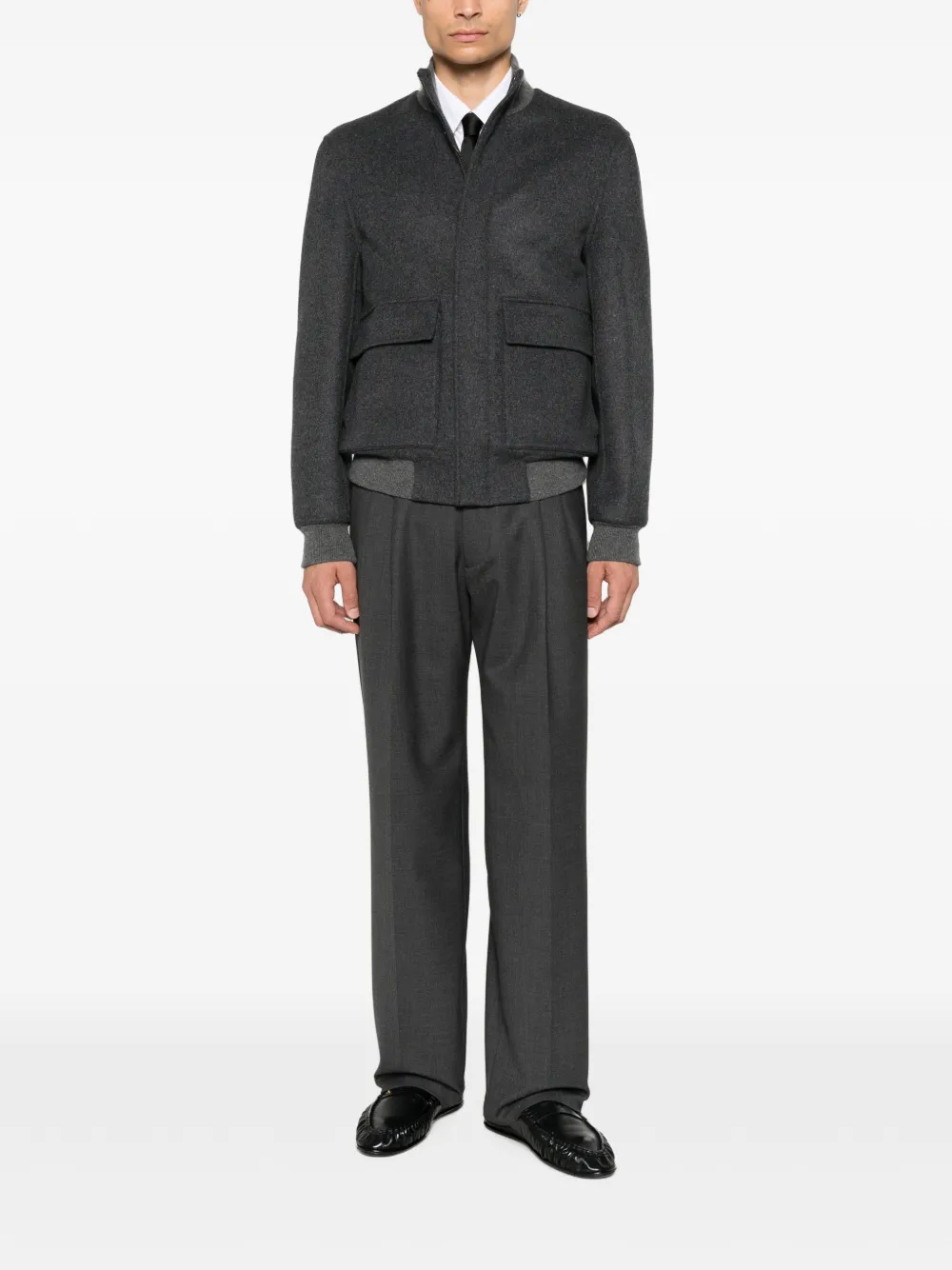 Brunello Cucinelli Jack met vlakken Grijs