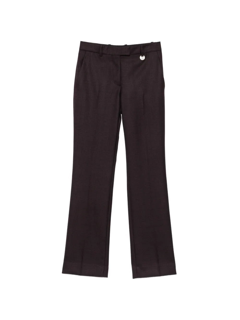 Burberry Pantaloni a quadri in lana - Marrone