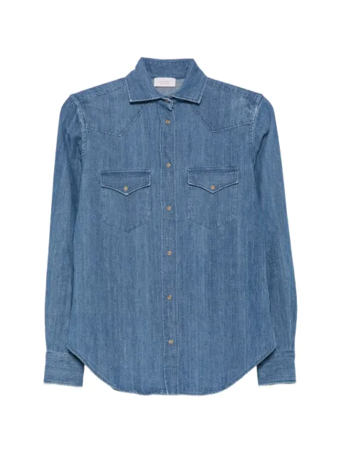 Mazzarelli western-style denim shirt