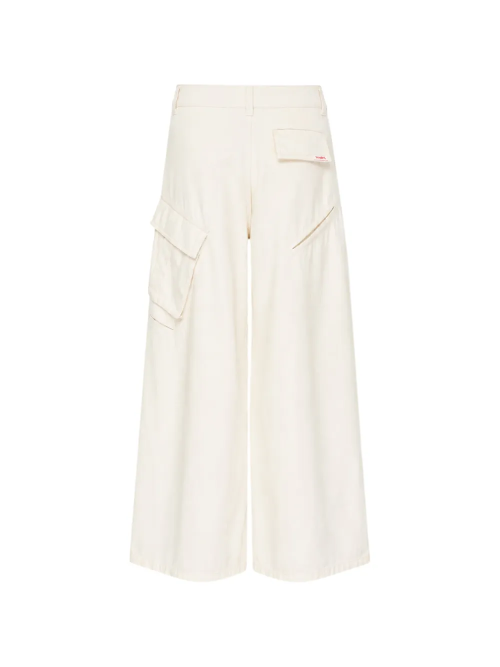 Self-Portrait Broek met wijde pijpen Beige